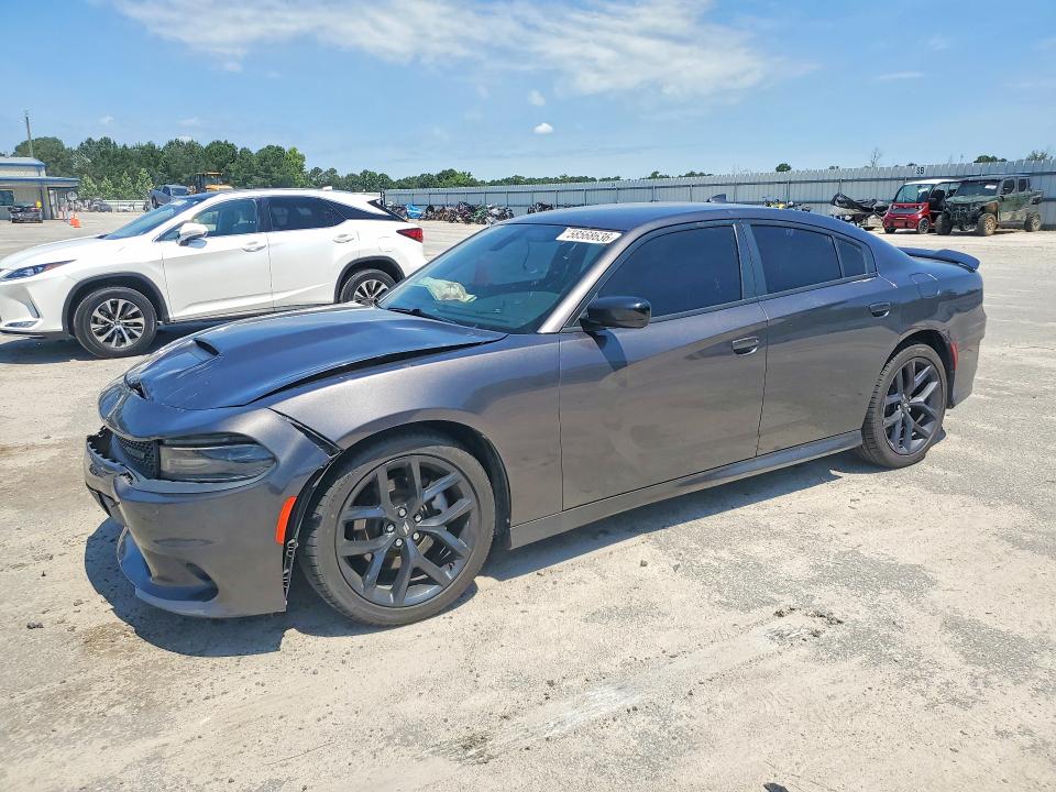 2021 Dodge Charger VIN 2C3CDXHG3MH591605 COPART salvage auction — FRONT END, Sc - Cert Of Title-Salvage, sold $3,450 on 2026-08-24 (photo 1)