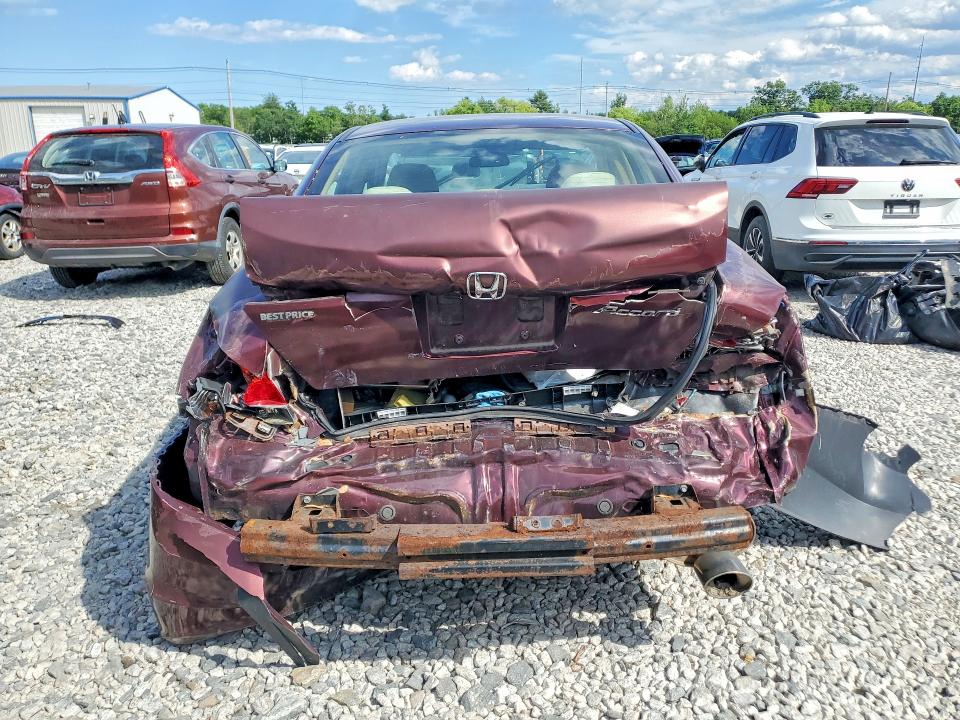 2008 Honda Accord VIN JHMCP26468C072621 COPART salvage auction — REAR END, Ma - Cert Of Title-Reconstrctd Coll, sold $375 on 2026-07-16 (photo 6)