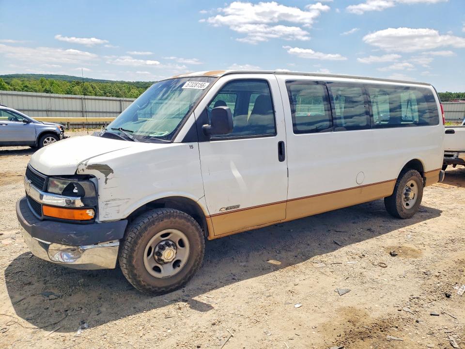 2004 Chevrolet Express 3500 VIN 1GAHG39U541104028 COPART salvage auction — FRONT END, Pa - Certificate Of Salvage, sold $750 on 2026-07-08 (photo 1)
