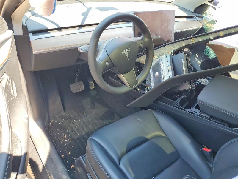 2023 Tesla Model y VIN 7SAYGAEE5PF932668 COPART salvage auction — FRONT END, NY - MV-907A SALVAGE CERTIFICATE, sold $9,300 on 2026-07-28 (photo 8)