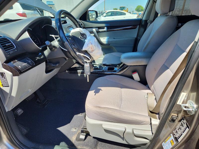 2015 Kia Sorento VIN 5XYKT4A64FG581399 COPART salvage auction — FRONT END, CA - SALVAGE CERTIFICATE, sold $2,350 on 2026-07-27 (photo 7)