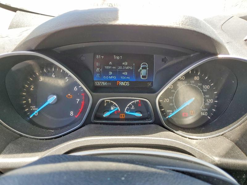 2018 Ford Escape VIN 1FMCU9GD8JUC13427 COPART salvage auction — FRONT END, Ca - Dis/Dlr/Exp Only Clean Title (P), sold $1,600 on 2026-07-03 (photo 9)