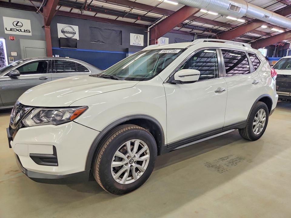 2018 Nissan Rogue VIN KNMAT2MV3JP531196 COPART salvage auction — MINOR DENT/SCRATCHES, Ct - Certificate Of Title, sold $2,000 on 2026-07-14 (photo 1)
