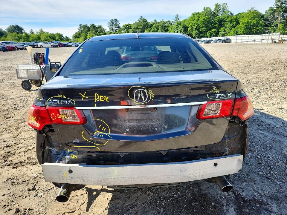 2011 Acura Tsx VIN JH4CU2F64BC015691 COPART salvage auction — REAR END, Ma - Cert Of Title-Reconstrctd Coll, sold $1,300 on 2026-07-20 (photo 6)