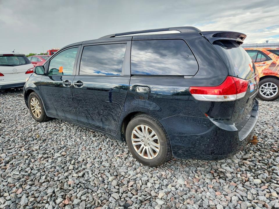 2012 Toyota Sienna VIN 5TDYK3DC5CS273732 COPART salvage auction — WATER/FLOOD, Wi - Certificate Of Title, sold $800 on 2026-07-13 (photo 2)