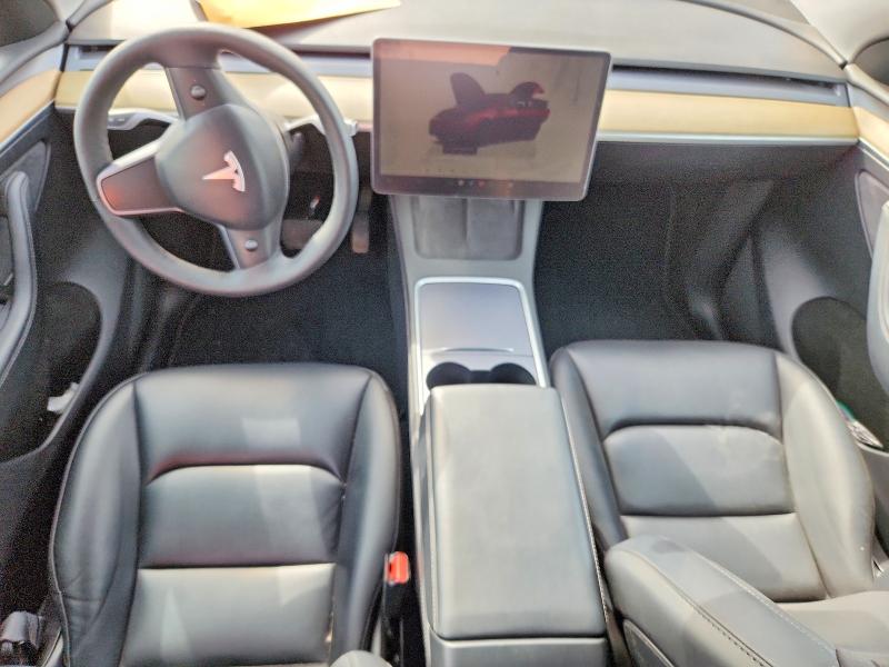 2023 Tesla Model y VIN LRWYGDFDXPC966569 COPART salvage auction — REAR END, Qc - Gravement Accidente, sold $7,600 on 2026-07-07 (photo 8)