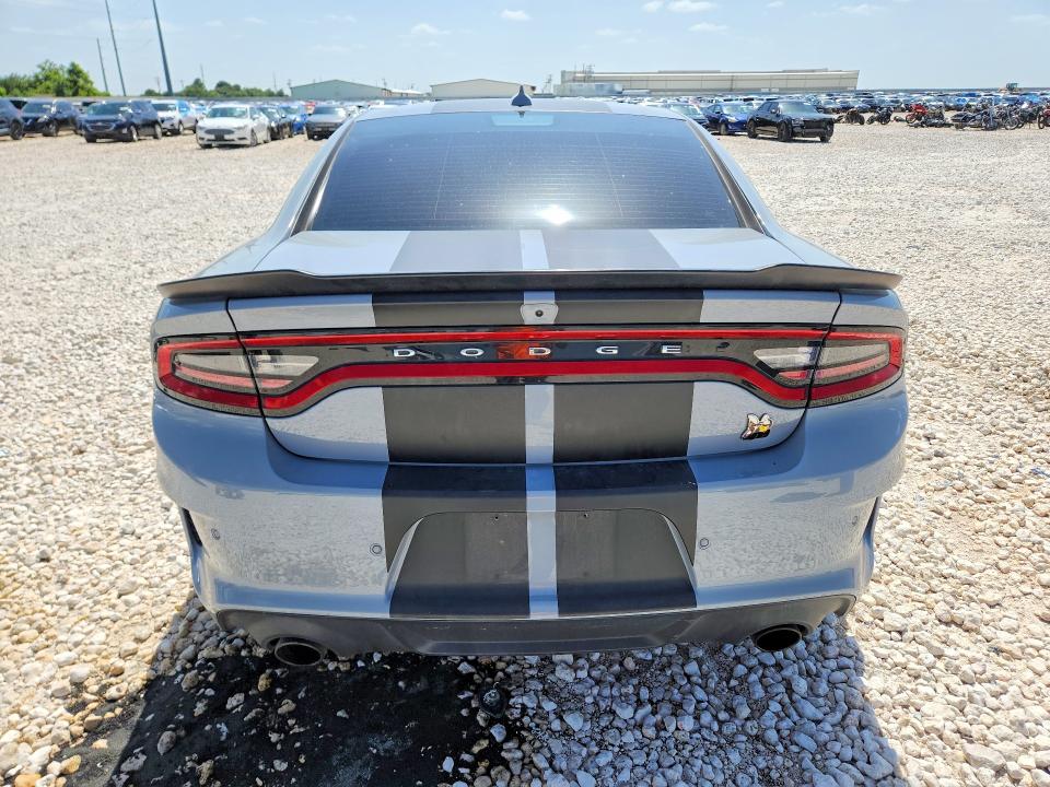 2022 Dodge Charger VIN 2C3CDXGJ4NH117208 COPART salvage auction — FRONT END, Tx - Salvage Vehicle Title, sold $18,200 on 2026-07-30 (photo 6)