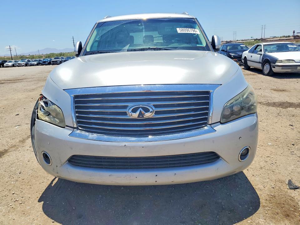 2012 Infiniti VIN JN8AZ2ND2C9715285 COPART salvage auction — FRONT END, Az - Cert Of Title - Salvage, sold $225 on 2026-07-24 (photo 5)