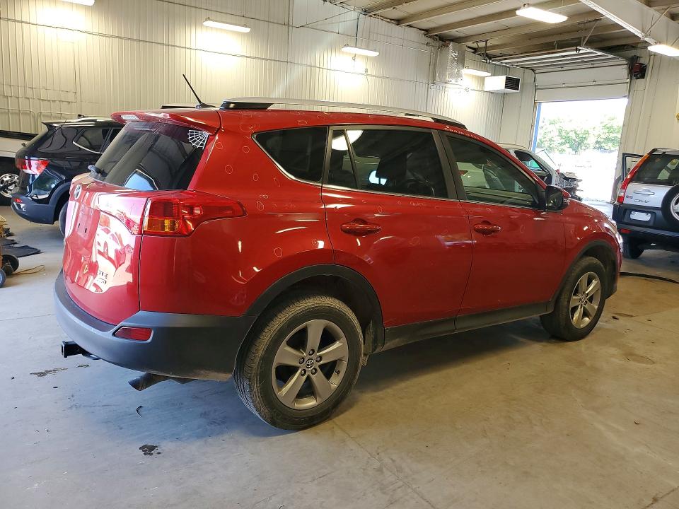 2015 Toyota VIN JTMRFREVXFD160340 COPART salvage auction — HAIL, Mn - Cert Of Title-Salvage, sold $2,300 on 2026-07-21 (photo 3)