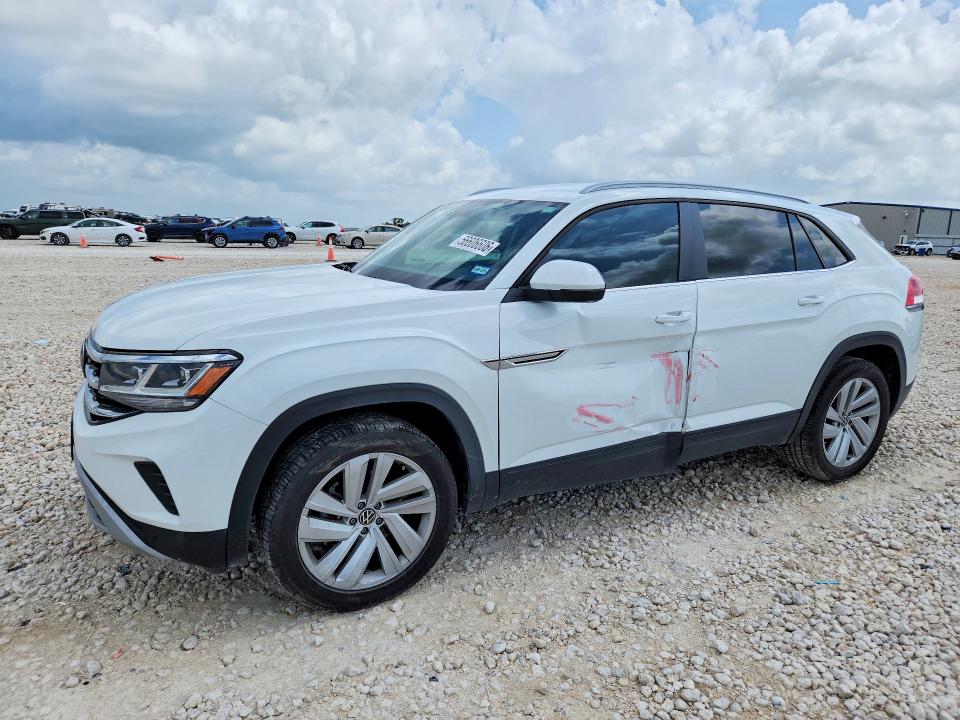 2022 Volkswagen Atlas VIN 1V2WE2CA8NC217232 COPART salvage auction — SIDE, Tx - Salvage Vehicle Title, sold $90 on 2026-08-20 (photo 1)