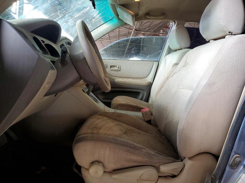 2005 Toyota Highlander VIN JTEGD21A150121645 COPART salvage auction — FRONT END, Az - Certificate Of Title, sold $500 on 2026-07-08 (photo 7)