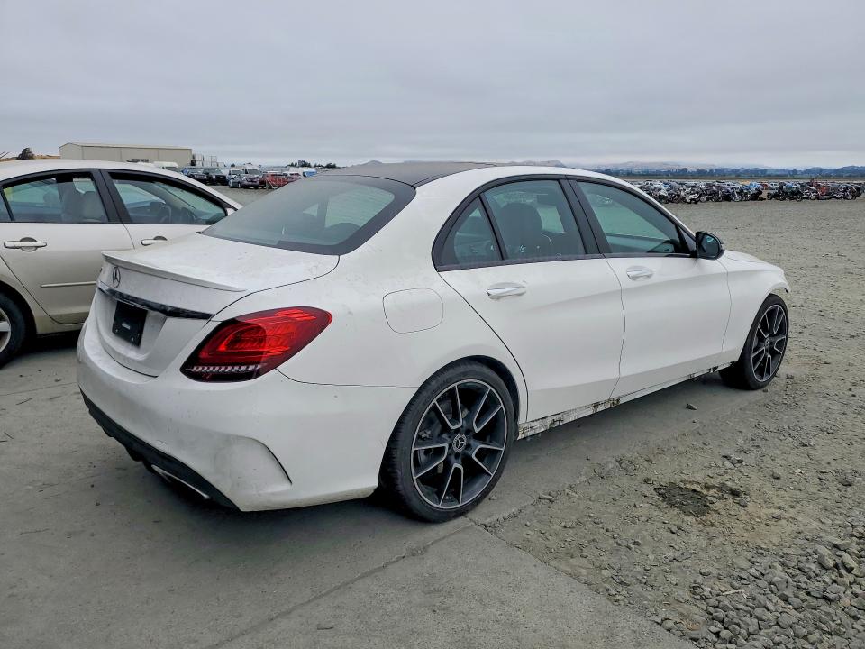 2019 Mercedes-benz C class VIN 55SWF8DBXKU294271 COPART salvage auction — FRONT END, CA - SALVAGE CERTIFICATE, sold $7,500 on 2026-08-31 (photo 3)