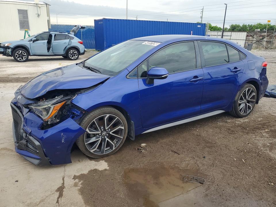 2020 Toyota Corolla VIN JTDS4RCE7LJ036145 COPART salvage auction — MECHANICAL, FL - CERTIFICATE OF TITLE, sold $4,050 on 2026-07-28 (photo 1)
