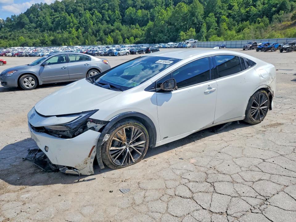 2024 Toyota Prius VIN JTDADABUXR3016393 COPART salvage auction — FRONT END, Wv - Salvage Certificate, sold $10,300 on 2026-07-16 (photo 1)