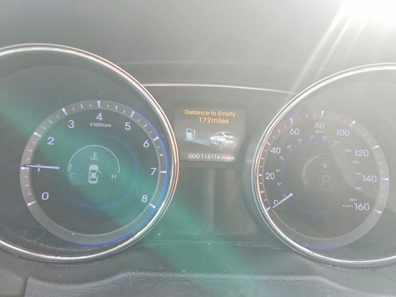 2014 Hyundai Sonata VIN 5NPEC4AC2EH908845 COPART salvage auction — REAR END, Il - Salvage Certificate, sold $1,100 on 2026-07-31 (photo 9)