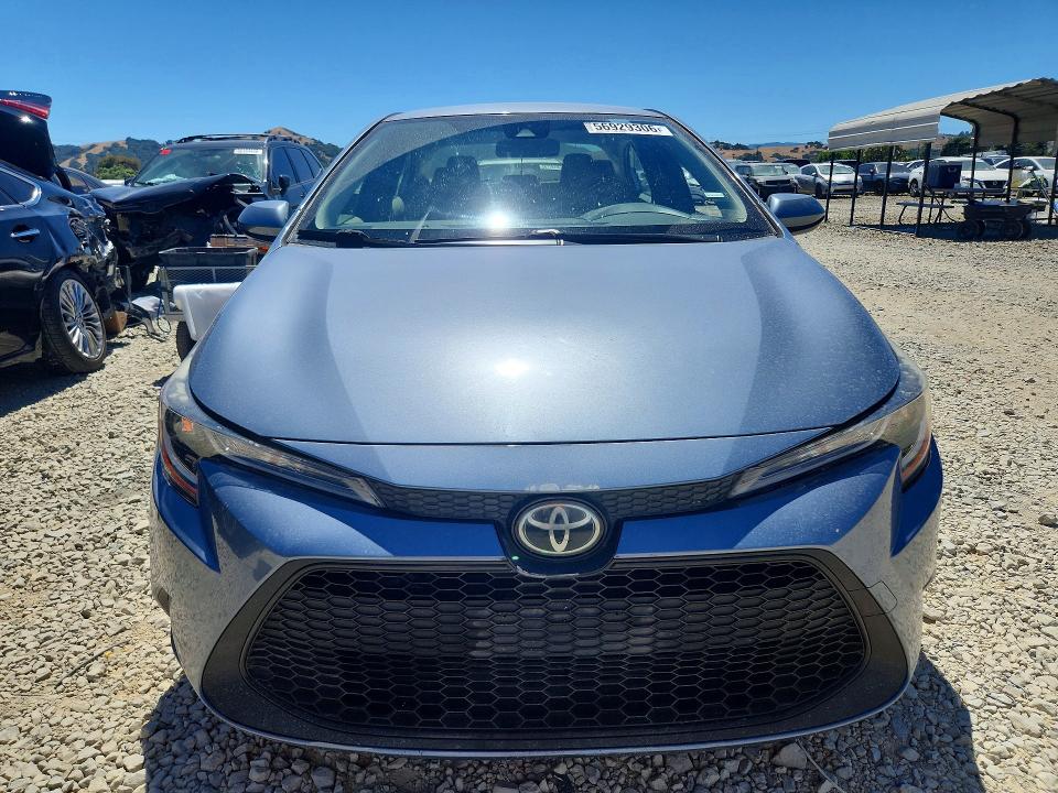 2020 Toyota Corolla VIN JTDEPRAEXLJ027205 COPART salvage auction — SIDE, Ca - Salvage Certificate, sold $3,600 on 2026-07-07 (photo 5)