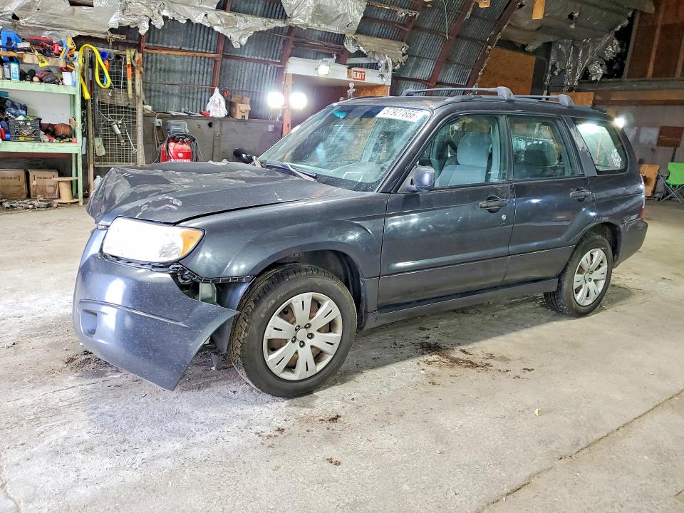 2008 Subaru Forester VIN JF1SG63628H716070 COPART salvage auction — FRONT END, NY - MV-907A SALVAGE CERTIFICATE, sold $425 on 2026-07-13 (photo 1)