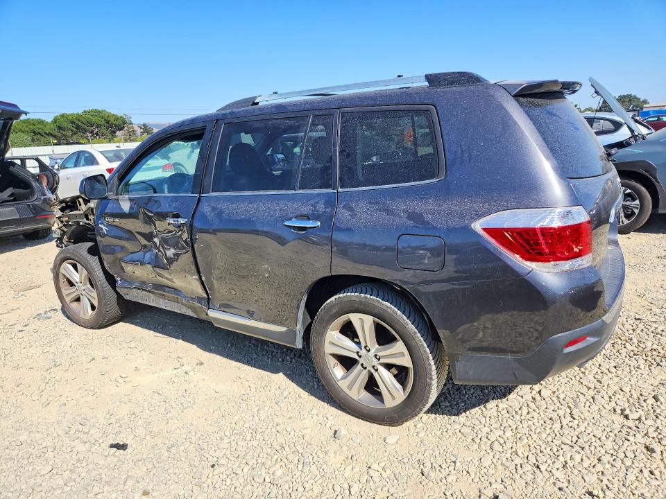 2012 Toyota Highlander VIN 5TDDK3EH5CS102567 COPART salvage auction — FRONT END, Ca - Salvage Certificate, sold $4,100 on 2026-07-07 (photo 2)