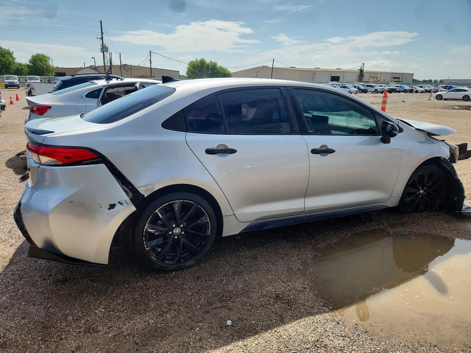 2022 Toyota Corolla VIN 5YFS4MCE3NP104006 COPART salvage auction — FRONT END, TX - SALVAGE VEHICLE TITLE, sold $2,300 on 2026-07-30 (photo 3)