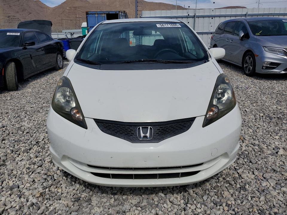 2012 Honda Fit VIN JHMGE8G38CC027477 COPART salvage auction — REAR END, Ca - Salvage Certificate, sold $1,650 on 2026-07-13 (photo 5)