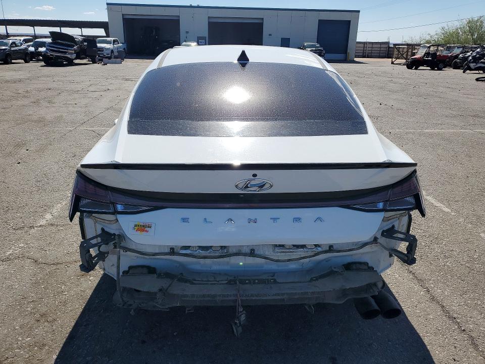 2021 Hyundai Elantra VIN KMHLR4AF4MU172488 COPART salvage auction — FRONT END, Tx - Salvage Vehicle Title, sold $1,600 on 2026-07-10 (photo 6)