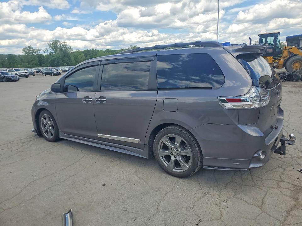 2017 Toyota Sienna VIN 5TDXZ3DC1HS849816 COPART salvage auction — FRONT END, Pa - Certificate Of Salvage, sold $10,400 on 2026-07-28 (photo 2)