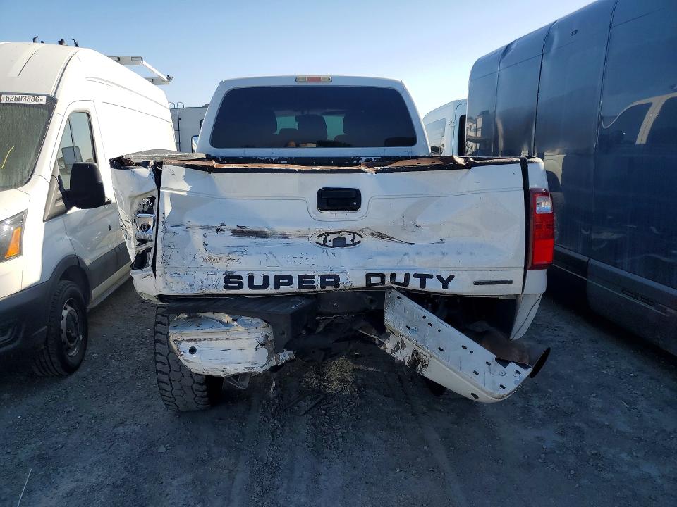2015 Ford F250 VIN 1FT7W2B62FEC63385 COPART salvage auction — REAR END, Ca - Salvage Certificate, sold $1,450 on 2026-07-02 (photo 6)