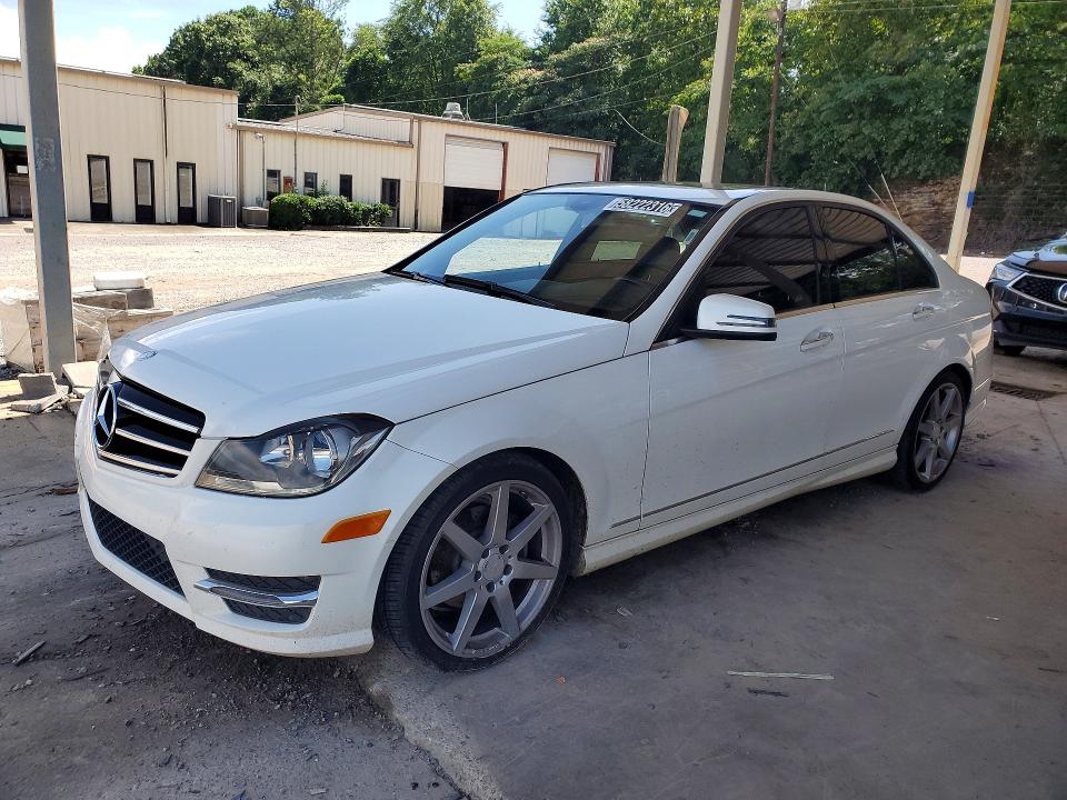 2014 Mercedes-benz C class VIN WDDGF4HB2ER309293 COPART salvage auction — NORMAL WEAR, AL - CERTIFICATE OF TITLE, sold $250 on 2026-07-23 (photo 1)