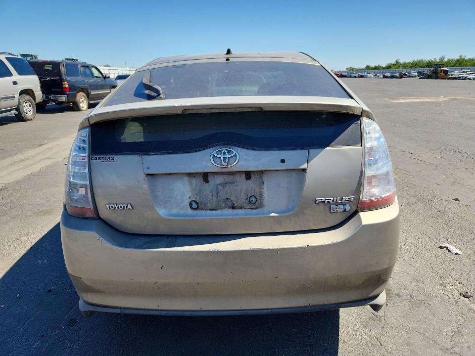 2008 Toyota Prius VIN JTDKB20U687777254 COPART salvage auction — VANDALISM, CA - SALVAGE CERTIFICATE, sold $625 on 2026-07-13 (photo 6)