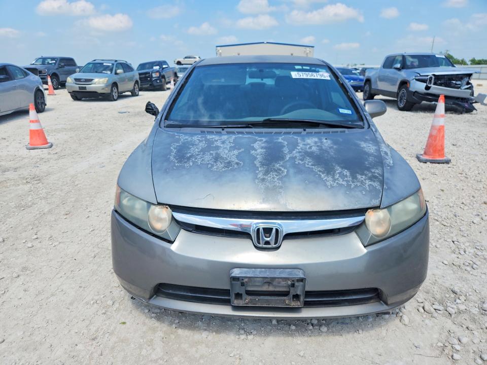 2007 Honda Civic VIN 2HGFA165X7H507074 COPART salvage auction — FRONT END, Tx - Salvage Vehicle Title, sold $375 on 2026-07-23 (photo 5)