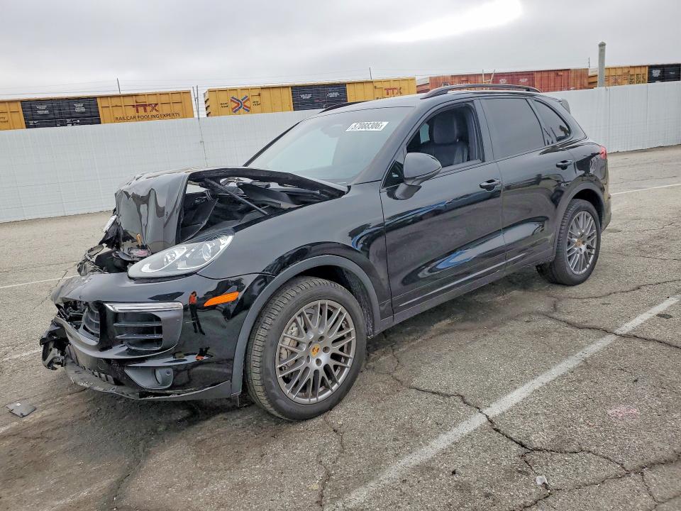 2018 Porsche Cayenne VIN WP1AB2A20JLA61311 COPART salvage auction — FRONT END, CA - SALVAGE CERTIFICATE, sold $4,050 on 2026-07-31 (photo 1)