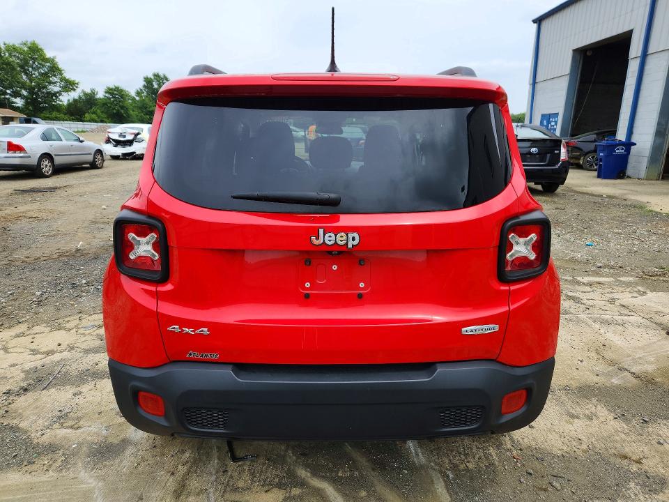 2015 Jeep Renegade VIN ZACCJBBT5FPB40237 COPART salvage auction — FRONT END, Nj - Cert Of Title-Salvage, sold $875 on 2026-08-05 (photo 6)