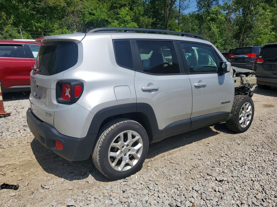 2017 Jeep Renegade VIN ZACCJBBB8HPF85890 COPART salvage auction — FRONT END, Oh - Cert Of Title-Salvage, sold $500 on 2026-07-15 (photo 3)