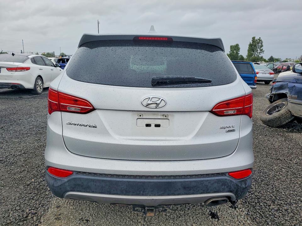 2013 Hyundai Santa fe VIN 5XYZTDLB2DG042785 COPART salvage auction — REAR END, Mt - Certificate Of Title, sold $1,500 on 2026-07-15 (photo 6)