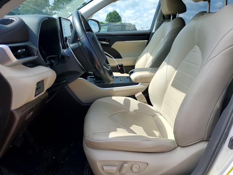 2020 Toyota Highlander VIN 5TDGZRAH2LS503995 COPART salvage auction — REAR END, Tx - Salvage Vehicle Title, sold $11,600 on 2026-07-13 (photo 7)