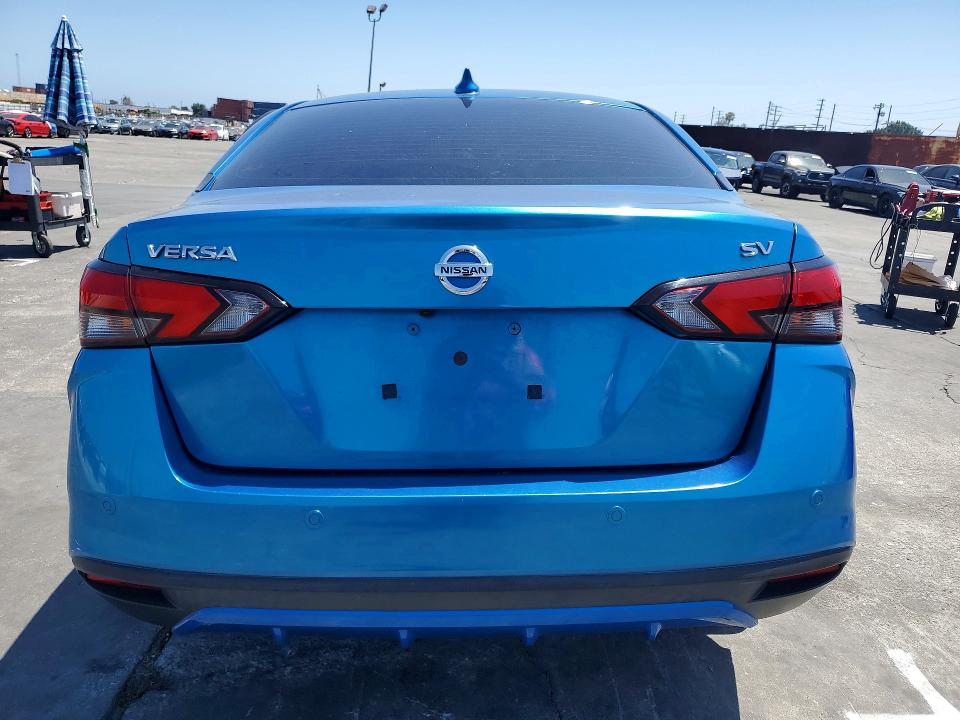 2021 Nissan Versa VIN 3N1CN8EV8ML827497 COPART salvage auction — FRONT END, Ca - Salvage Certificate, sold $850 on 2026-07-02 (photo 6)