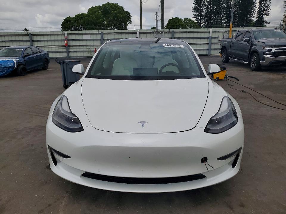 2021 Tesla Model 3 VIN 5YJ3E1EA7MF973146 COPART salvage auction — REAR END, Fl - Cert Of Title Slvg Rebuildable, sold $7,900 on 2026-07-15 (photo 5)