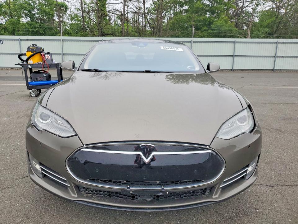 2015 Tesla VIN 5YJSA1H47FF097176 COPART salvage auction — FRONT END, Ny - Mv-907A Salvage Certificate, sold $5,900 on 2026-07-08 (photo 5)