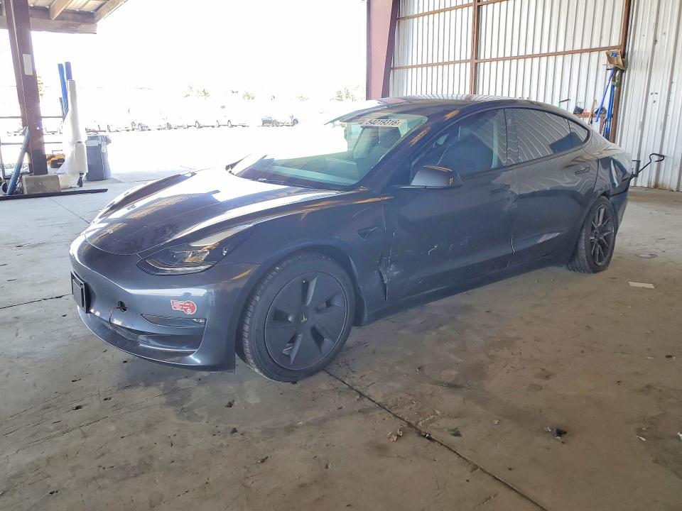 2023 Tesla Model 3 VIN 5YJ3E1EB1PF634234 COPART salvage auction — SIDE, Ca - Salvage Certificate, sold $5,500 on 2026-07-02 (photo 1)