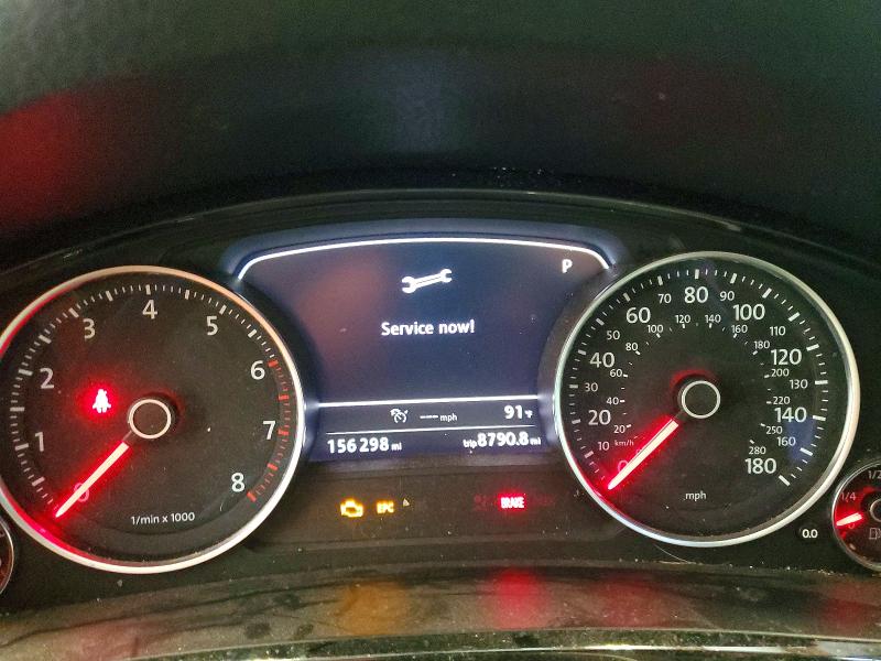 2017 Volkswagen Touareg VIN WVGRF7BP9HD004105 COPART salvage auction — MECHANICAL, Wv - Certificate Of Title, sold $1,400 on 2026-07-11 (photo 9)