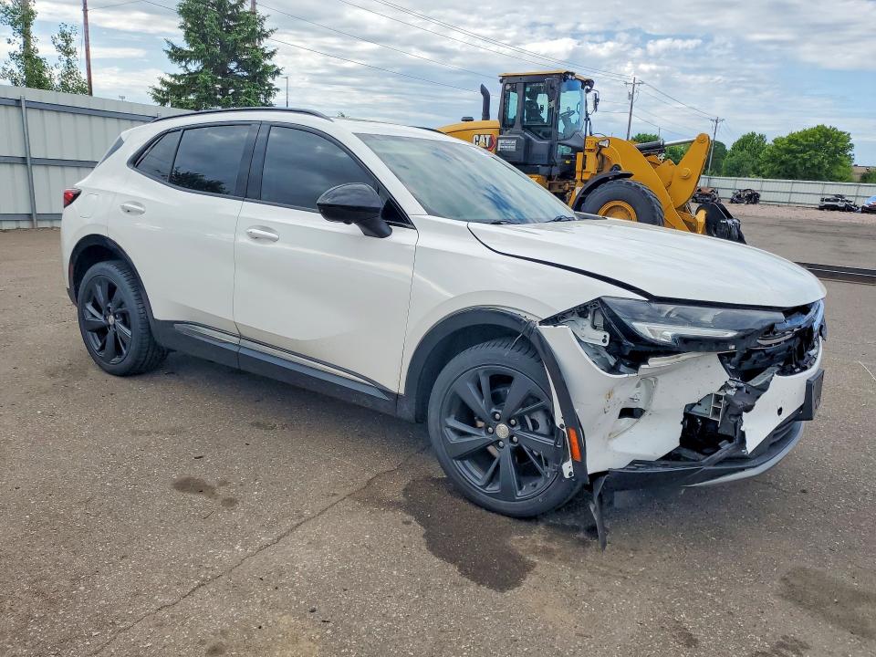 2021 Buick Envision VIN LRBFZPR49MD149017 COPART salvage auction — FRONT END, Mn - Cert Of Title-Salvage, sold $4,500 on 2026-07-14 (photo 4)