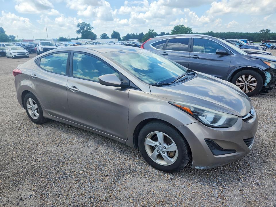 2014 Hyundai Elantra VIN 5NPDH4AE0EH521774 COPART salvage auction — MECHANICAL, Fl - Certificate Of Title, sold $1,750 on 2026-07-02 (photo 4)