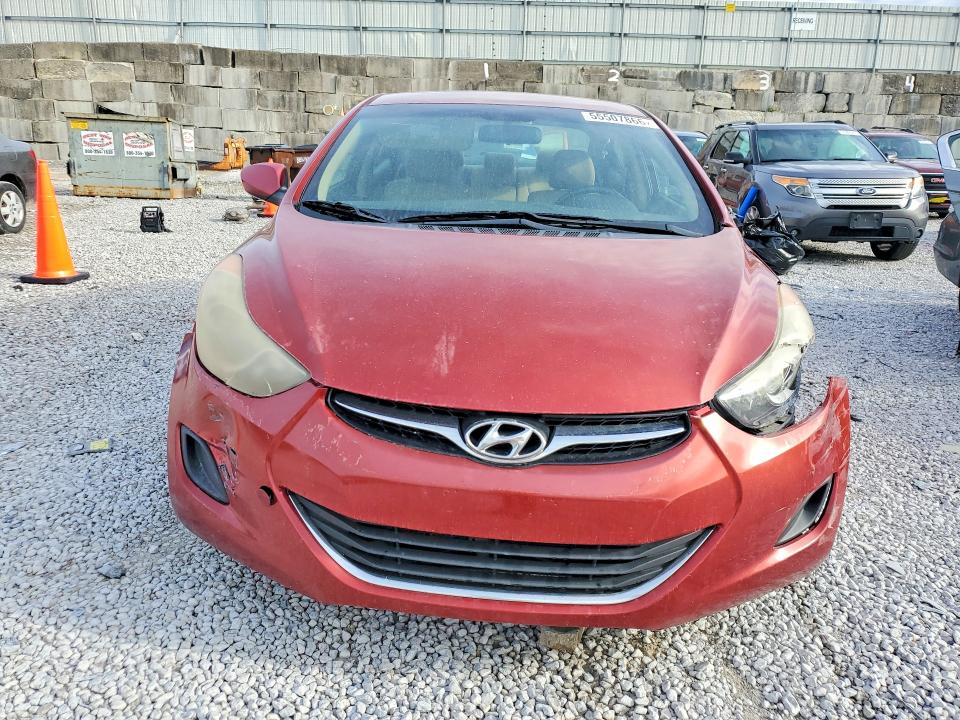 2012 Hyundai Elantra VIN KMHDH4AE6CU404912 COPART salvage auction — SIDE, Oh - Cert Of Title-Salvage, sold $300 on 2026-07-24 (photo 5)