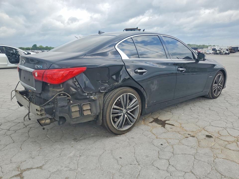 2014 Infiniti Q50 VIN JN1AV7AP4EM690333 COPART salvage auction — REAR END, Tn - Salvage Certificate, sold $1,150 on 2026-07-08 (photo 3)