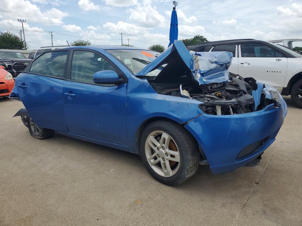 2011 Kia Forte VIN KNAFU5A21B5429078 COPART salvage auction — REAR END, TX - SALVAGE VEHICLE TITLE (P), sold $225 on 2026-07-13 (photo 4)