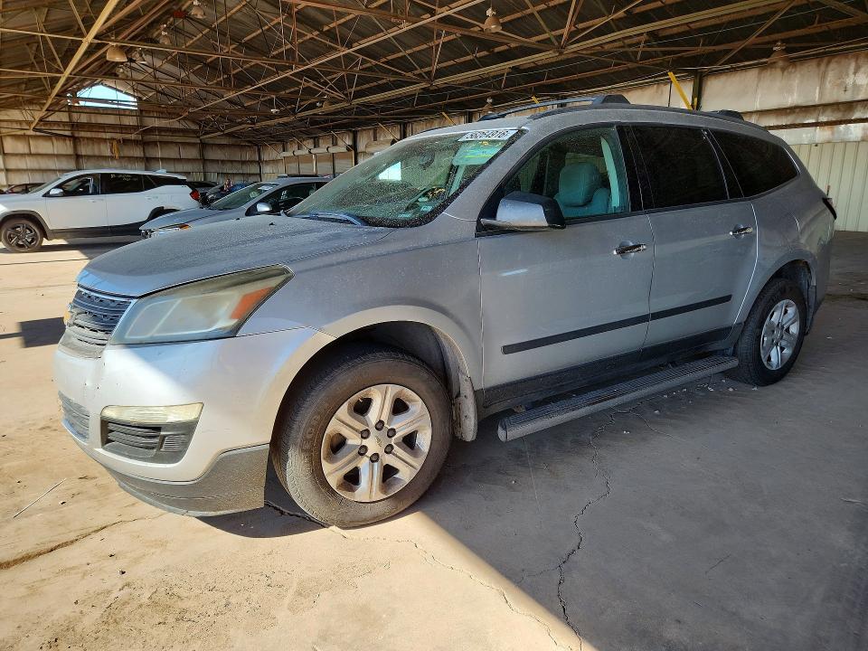 2013 Chevrolet Traverse VIN 1GNKRFED3DJ107564 COPART salvage auction — REAR END, Az - Cert Of Title - Salvage, sold $850 on 2026-07-22 (photo 1)