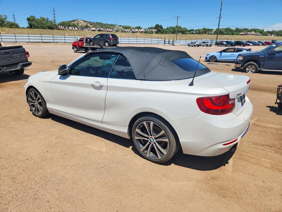 2015 BMW 2er VIN WBA1K7C55FV235128 COPART salvage auction — MINOR DENT/SCRATCHES, Co - Dis/Dlr/Exp Only Clean Title, sold $3,450 on 2026-07-13 (photo 2)