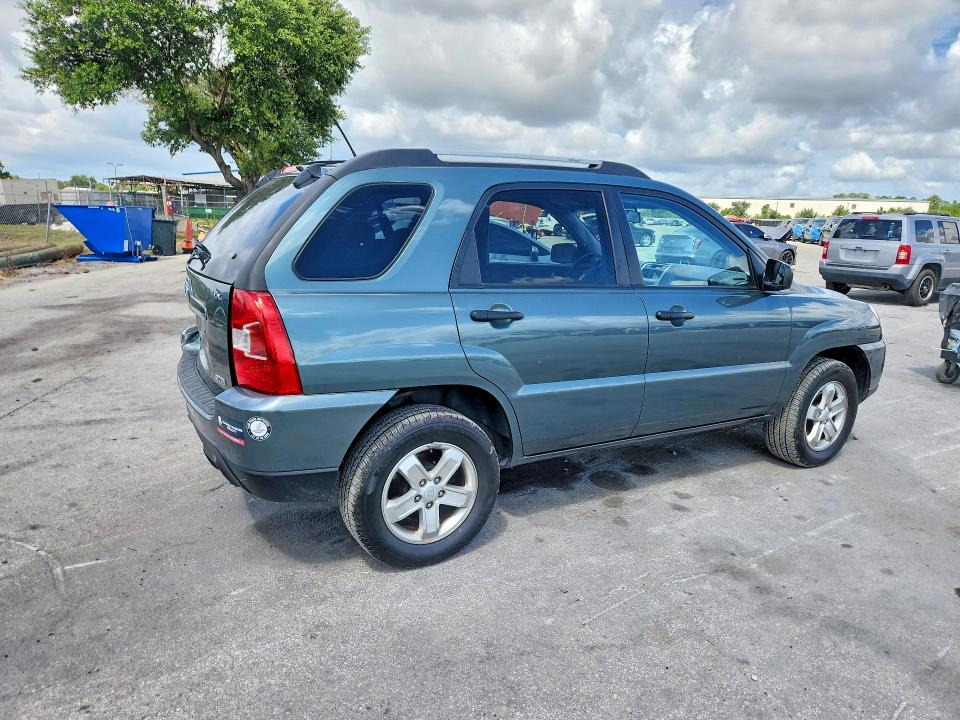 2009 Kia Sportage VIN KNDJE723997601160 COPART salvage auction — REAR END, FL - CERT OF TITLE SLVG REBUILDABLE, sold $1,200 on 2026-07-09 (photo 3)