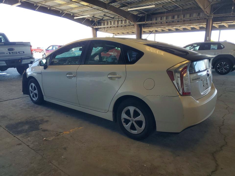 2013 Toyota Prius VIN JTDKN3DU4D5599888 COPART salvage auction — FRONT END, Ca - Salvage Certificate, sold $1,300 on 2026-07-27 (photo 2)