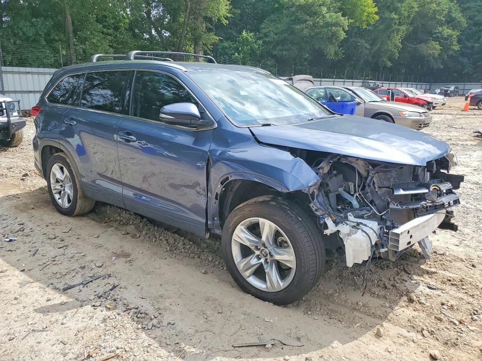 2018 Toyota Highlander VIN 5TDYZRFH5JS273816 COPART salvage auction — FRONT END, Ga - Cert Of Title-Salvage, sold $9,900 on 2026-07-17 (photo 4)